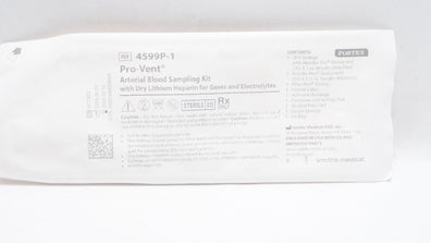 Smiths Medical 4599P-1 Portex Pro-Vent Arterial Blood Sampling Kit